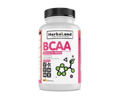 Herbaland BCAA(支链氨基酸)夏日水果软糖 80粒