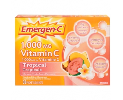 Emergen-C 热带风味维生素C气泡饮料 30包/盒