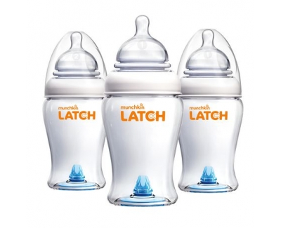munchkin LATCH8盎司奶瓶 3个装